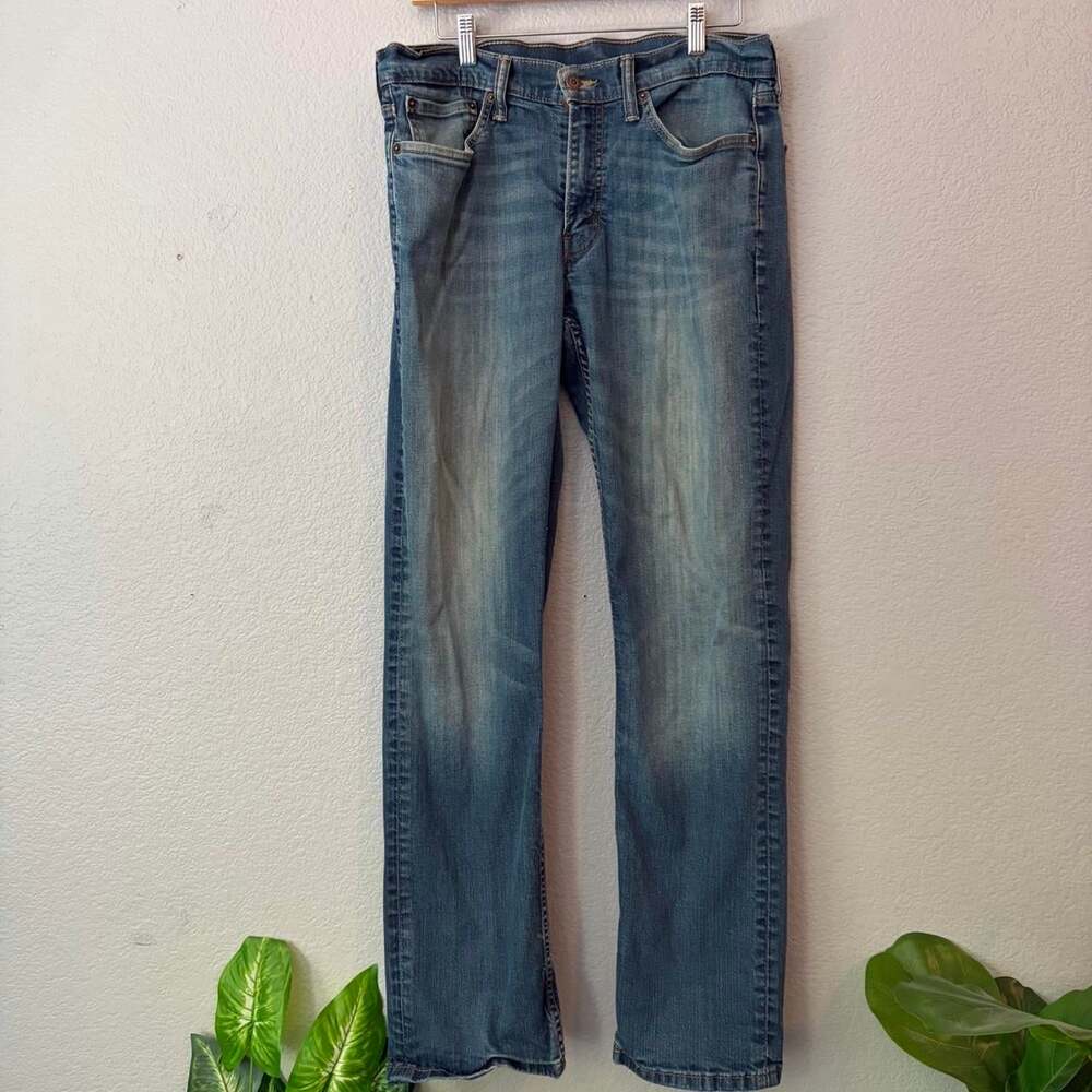 Levi's Men's Blue and Navy Jeans